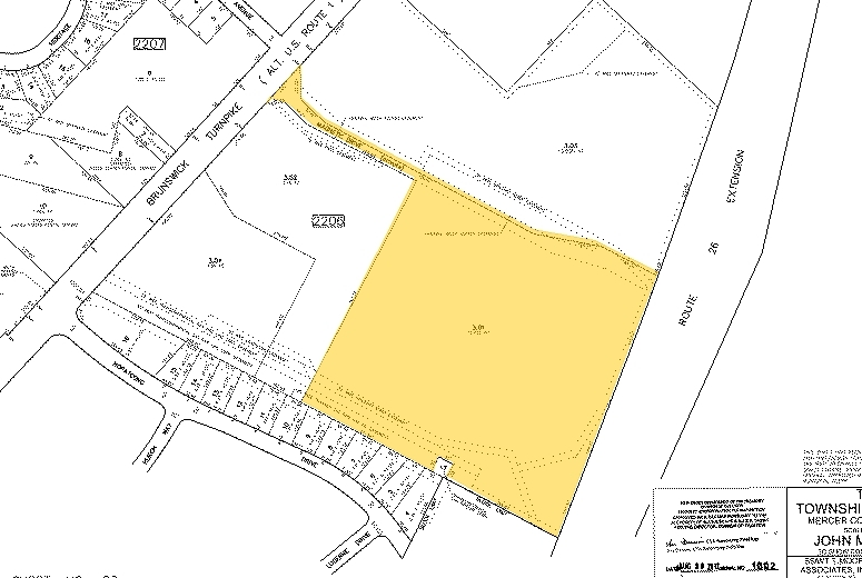 2572 Brunswick Pike, Lawrenceville, NJ for rent - Plat Map - Image 2 of 6