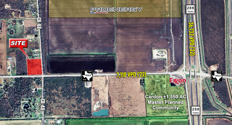 NWC of FM 1462 & CR-48, Rosharon, TX for sale - Building Photo - Image 1 of 2