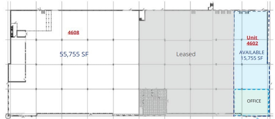 4600 Interstate Blvd, Loves Park, IL to rent Floor Plan- Image 1 of 1