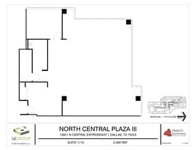 12801 N Central Expy, Dallas, TX to rent Floor Plan- Image 1 of 1