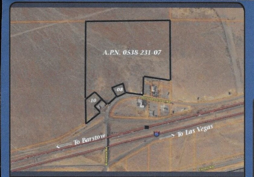 Sunrise Canyon Rd, Yermo, CA for sale - Aerial - Image 1 of 1