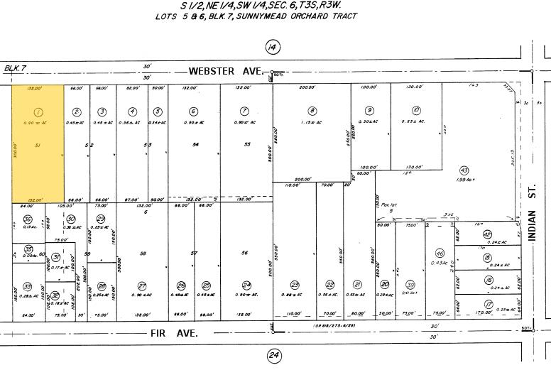 24271 Webster Ave, Moreno Valley, CA for sale - Plat Map - Image 3 of 13