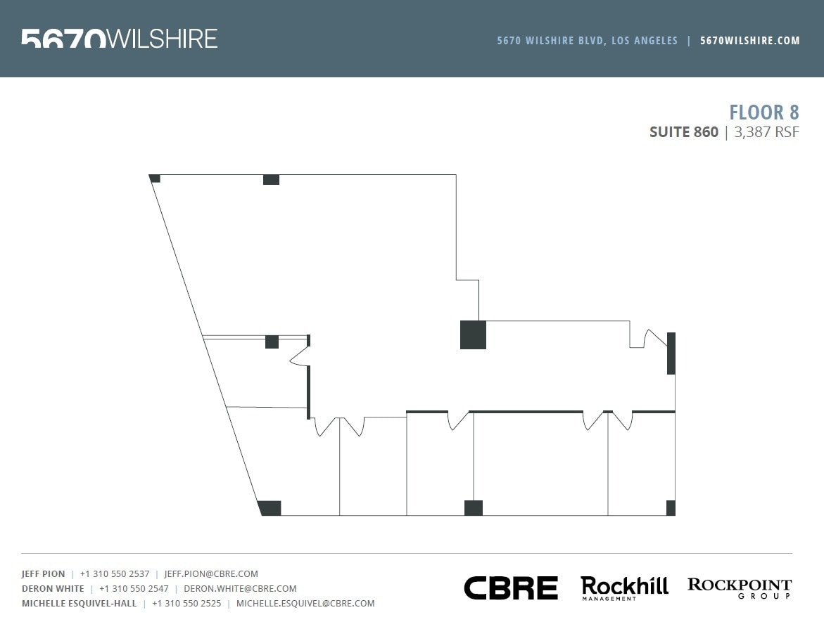 5670 Wilshire Blvd, Los Angeles, CA to rent Floor Plan- Image 1 of 1