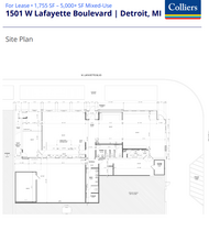 1501-1515 W Lafayette Blvd, Detroit, MI for rent Site Plan- Image 2 of 2