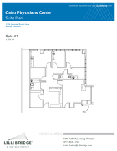 1700 Hospital South Dr, Austell, GA for rent Floor Plan- Image 1 of 1