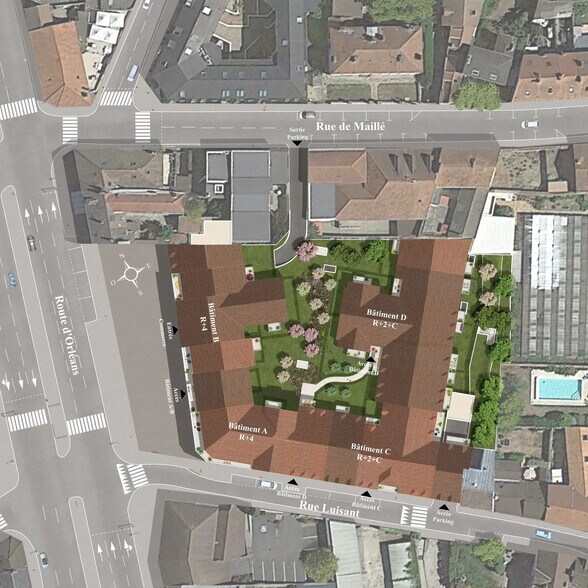 24 Route D'Orleans, Montlhéry for sale - Site Plan - Image 2 of 5