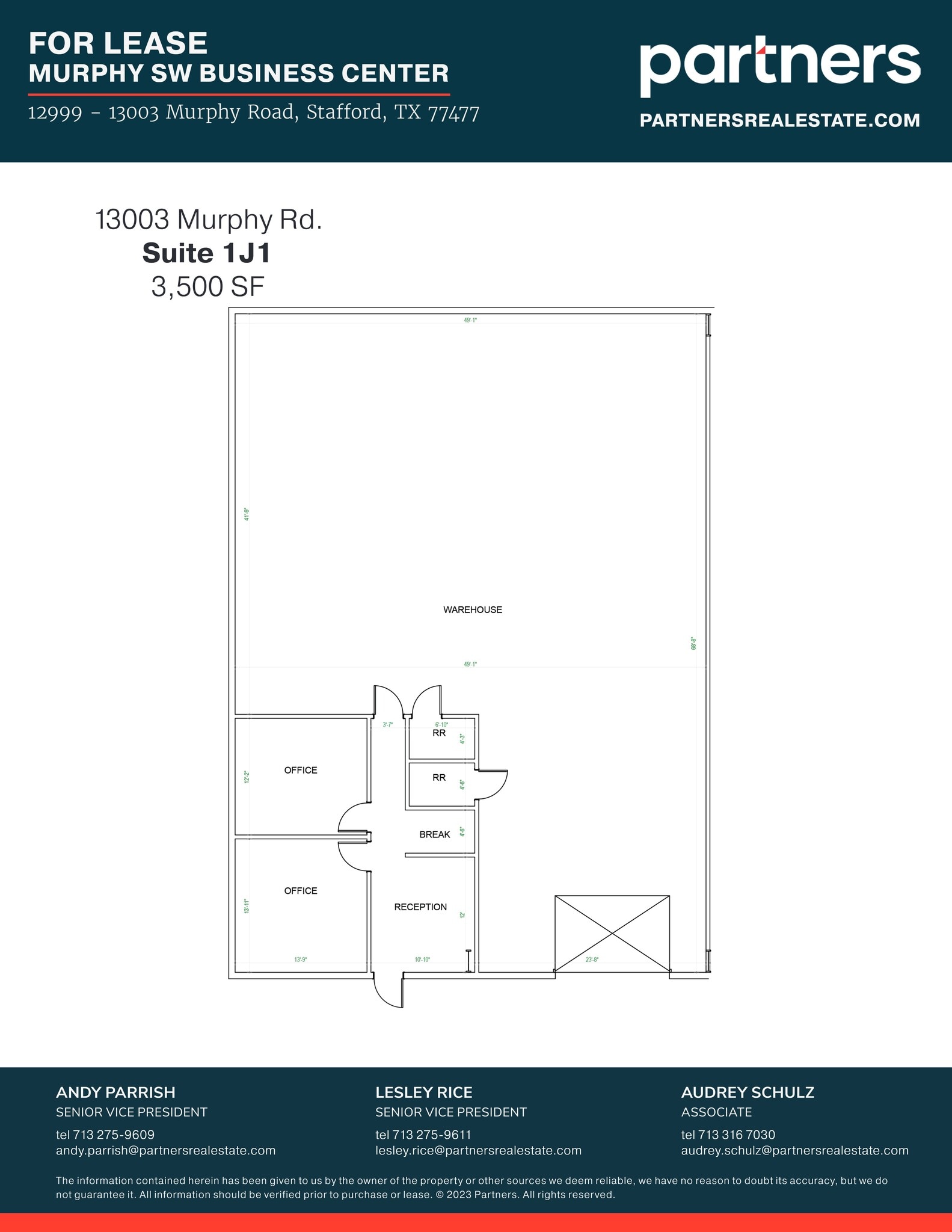 12999-13003 Murphy Rd, Stafford, TX to rent Site Plan- Image 1 of 1