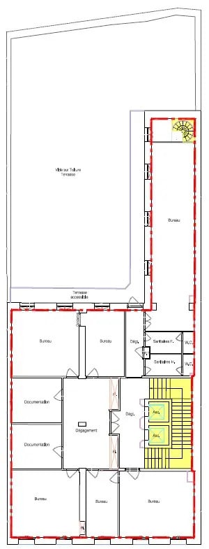 Office in Marseille to rent Floor Plan- Image 1 of 1