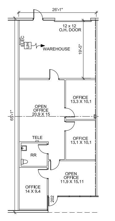 2154 W Northwest Hwy, Dallas, TX to rent Floor Plan- Image 1 of 1