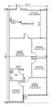 2154 W Northwest Hwy, Dallas, TX to rent Floor Plan- Image 1 of 1