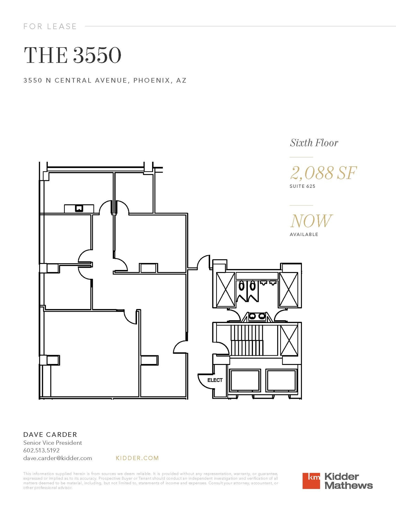 3550 N Central Ave, Phoenix, AZ to rent Floor Plan- Image 1 of 1