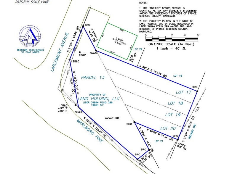 5000 Marlboro Pike, Capitol Heights, MD for rent - Plat Map - Image 2 of 8