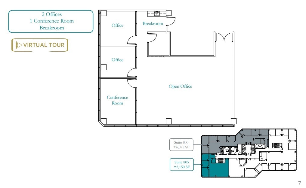 1 Almaden Blvd, San Jose, CA to rent Floor Plan- Image 1 of 1