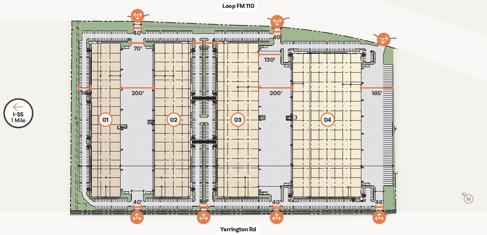 14031 FM 110, Kyle, TX for rent - Site Plan - Image 2 of 2