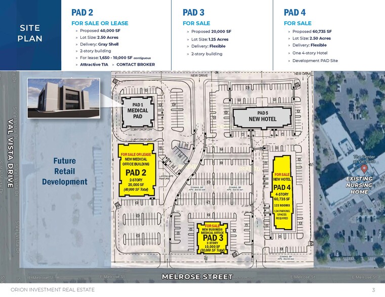 15234 E MELROSE St, Gilbert, AZ for rent - Site Plan - Image 3 of 14