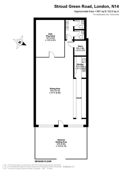 93 Stroud Green Rd, London to rent - Floor Plan - Image 3 of 3