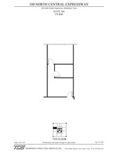 100 N Central Expy, Richardson, TX for rent Site Plan- Image 1 of 1