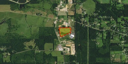 118 B & R Dr, Sarepta, LA - aerial  map view