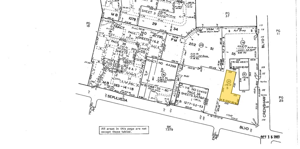 2377 Crenshaw Blvd, Torrance, CA for sale - Plat Map - Image 1 of 1