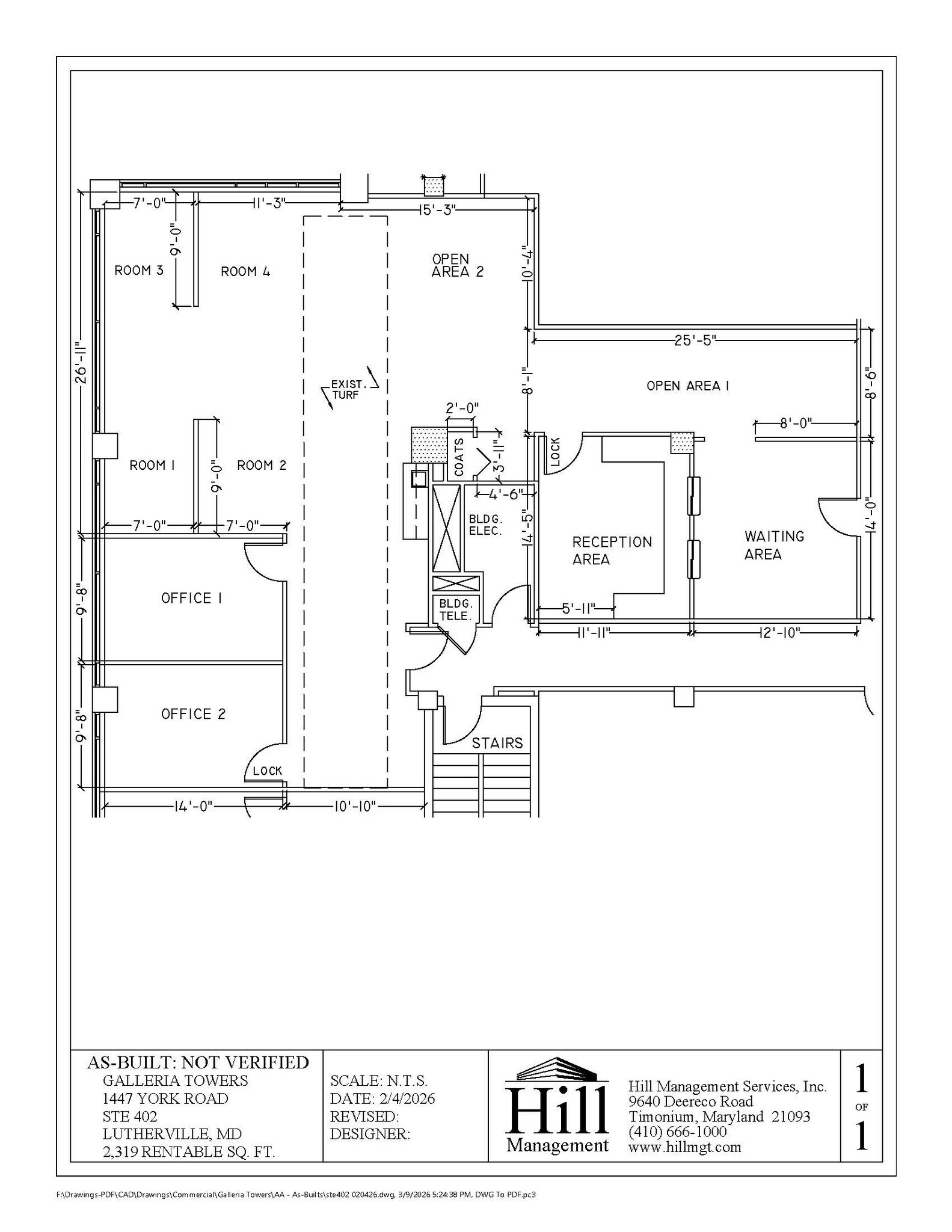 1447 York Rd, Lutherville, MD to rent Floor Plan- Image 1 of 1