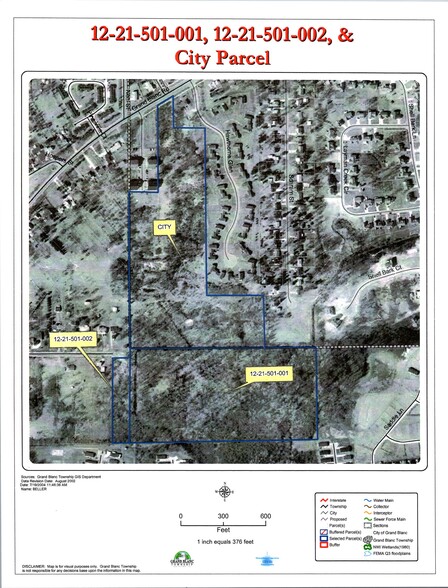 741 E Grand Blanc Rd, Grand Blanc, MI for sale - Plat Map - Image 1 of 3