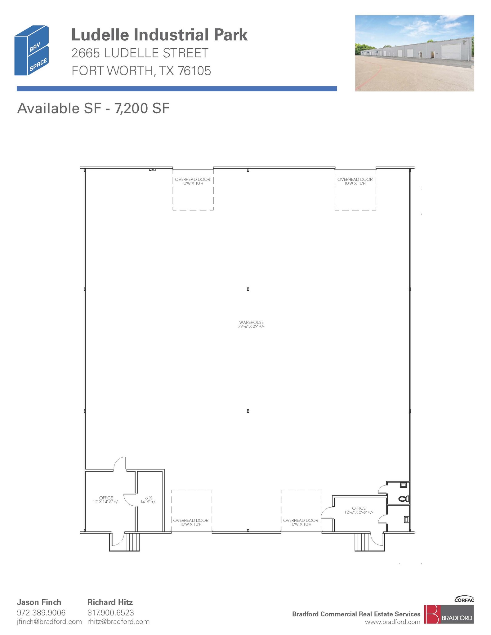 2661-2669 Ludelle St, Fort Worth, TX for rent Floor Plan- Image 1 of 1