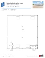 2661-2669 Ludelle St, Fort Worth, TX for rent Floor Plan- Image 1 of 1