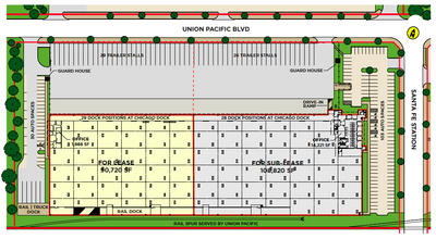 417 Union Pacific Blvd, Laredo, TX for rent Site Plan- Image 1 of 2