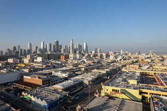 1100 S San Pedro St, Los Angeles, CA - aerial  map view