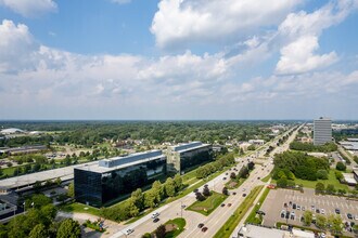 100 W Big Beaver Rd, Troy, MI - aerial  map view