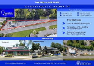 624 Ny-52, Walden, NY - AERIAL map view
