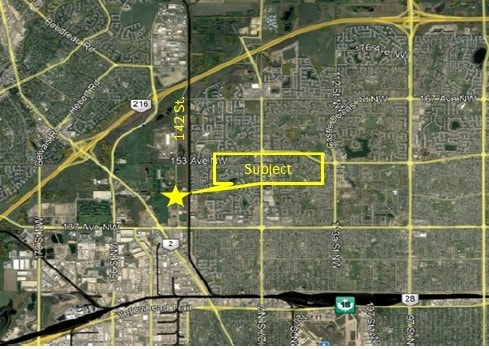 14135 142nd St NW, Edmonton, AB to rent - Aerial - Image 2 of 2