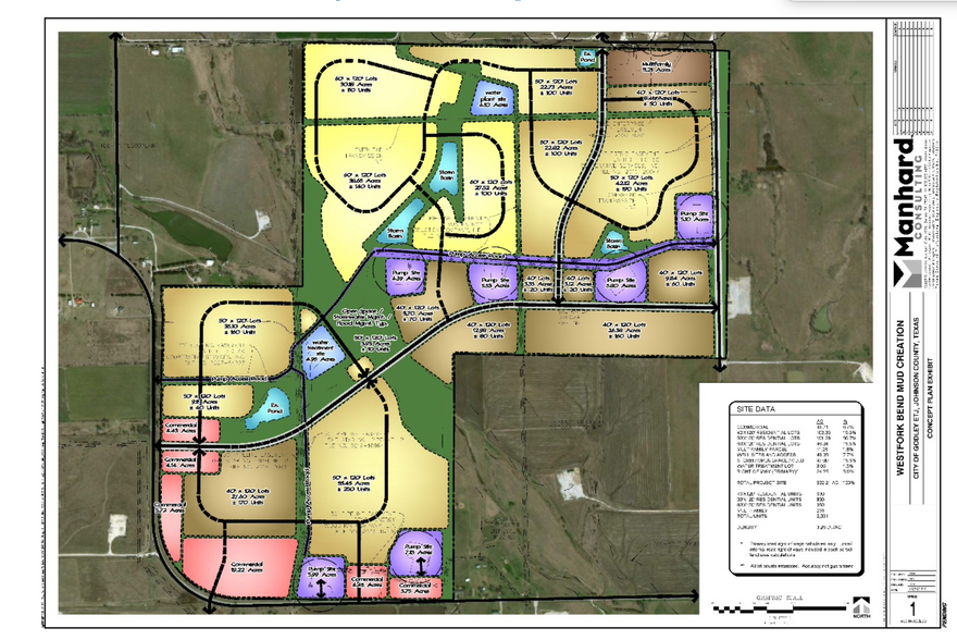 FM 2331 and Hwy4, Godley, TX for sale - Site Plan - Image 1 of 25