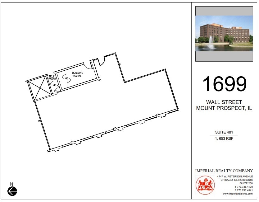 1699 Wall St, Mount Prospect, IL to rent Floor Plan- Image 1 of 4