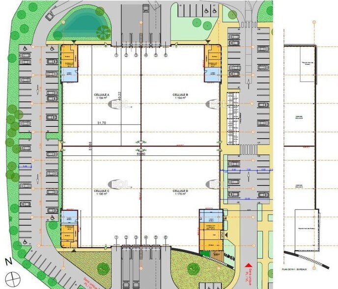 Industrial in Maurepas to rent - Floor Plan - Image 2 of 4