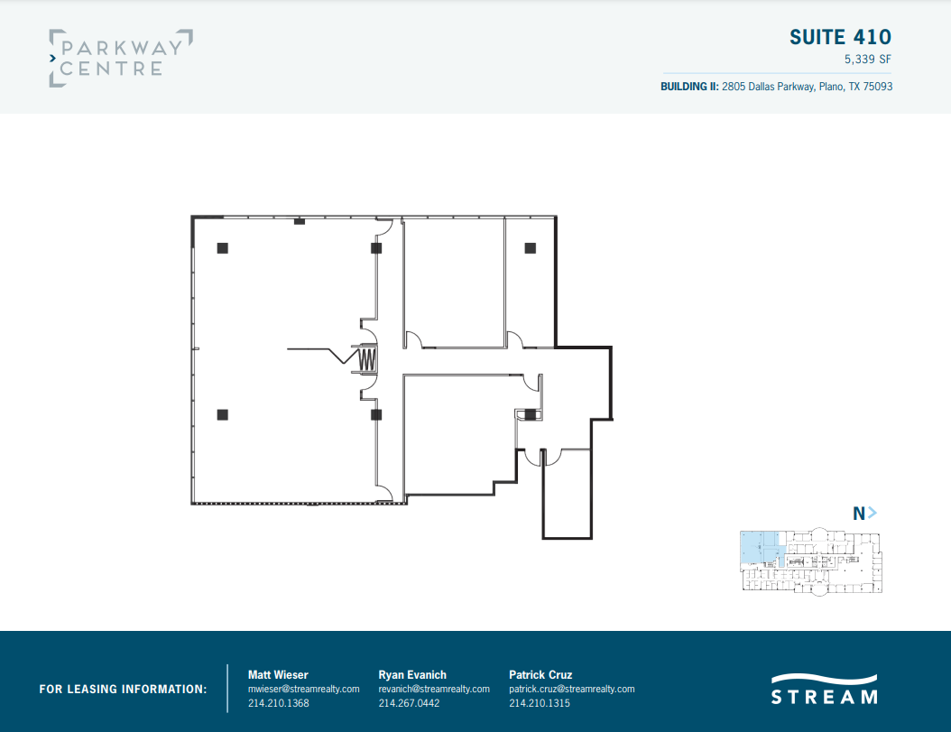 2805 Dallas Pkwy, Plano, TX for rent Floor Plan- Image 1 of 1