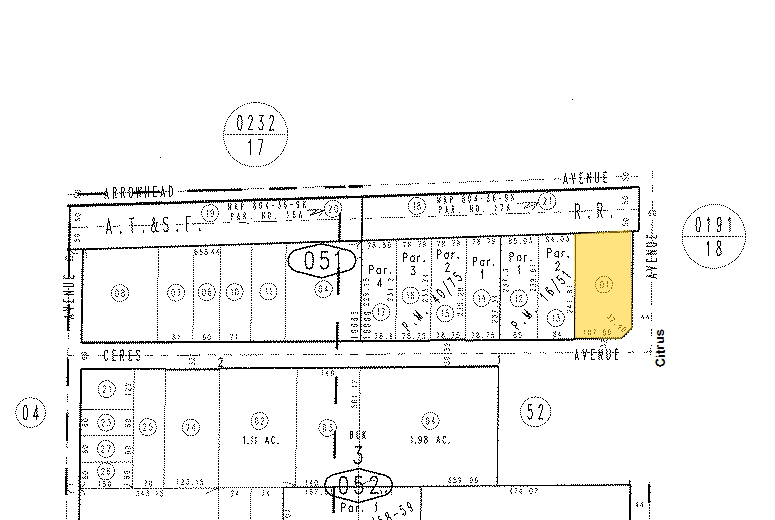 8788 Citrus Ave, Fontana, CA for rent - Plat Map - Image 3 of 18