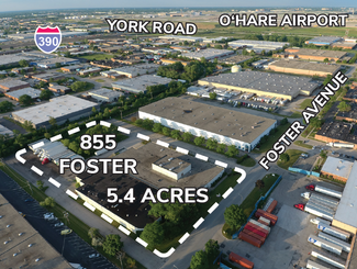 More details for 855 Foster Ave, Bensenville, IL - Industrial for Rent