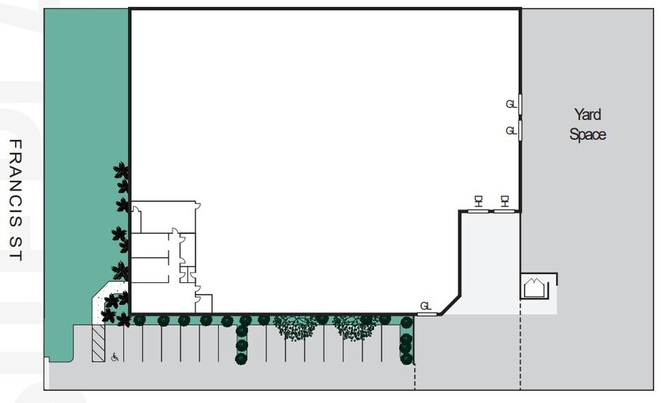 821 E Francis St, Ontario, CA to rent - Site Plan - Image 3 of 4