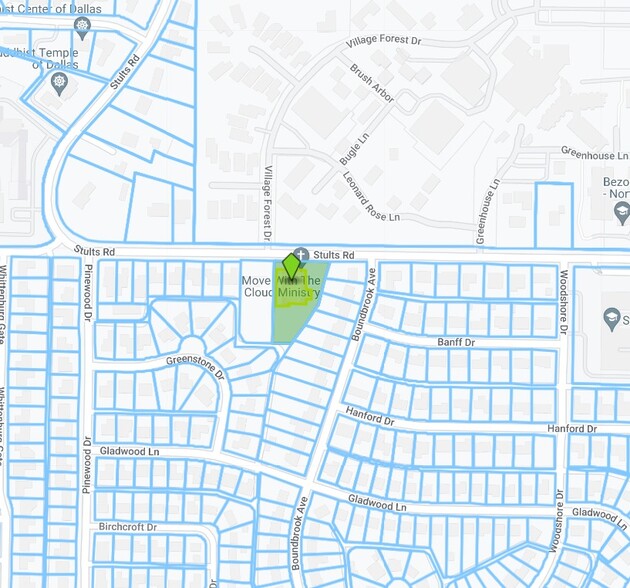 8568 Stults Rd, Dallas, TX for sale - Plat Map - Image 2 of 8