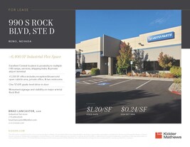 990 S Rock Blvd, Reno NV - Commercial Property