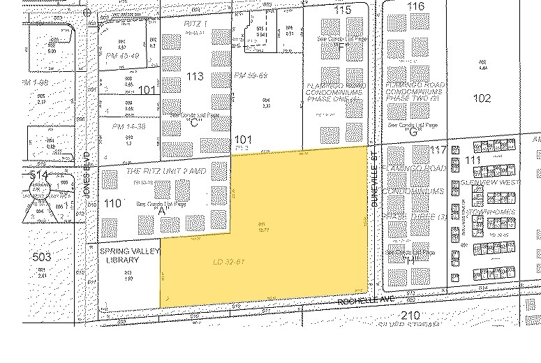 6000 W Rochelle Ave, Las Vegas, NV for rent - Plat Map - Image 2 of 2