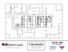 1700 Pacific Ave, Dallas, TX to rent Floor Plan- Image 1 of 1
