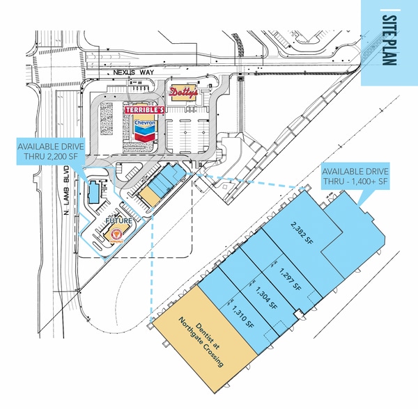 4349 Nexus Way, Las Vegas, NV to rent - Site Plan - Image 2 of 2