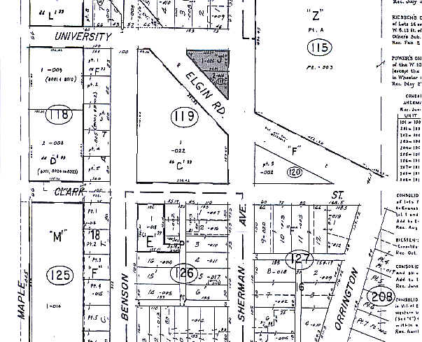 1830 Sherman Ave, Evanston, IL for rent - Plat Map - Image 2 of 7