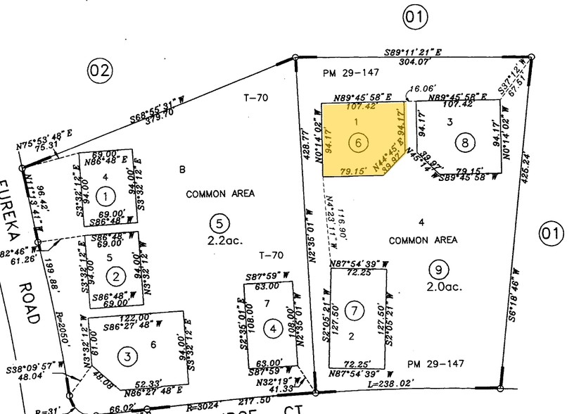 2267 Lava Ridge Ct, Roseville, CA for rent - Plat Map - Image 2 of 9