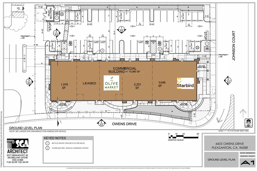 6455 Owens Dr, Pleasanton, CA for rent - Site Plan - Image 2 of 2