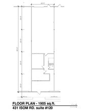 431 Isom Rd, San Antonio, TX to rent Floor Plan- Image 1 of 1