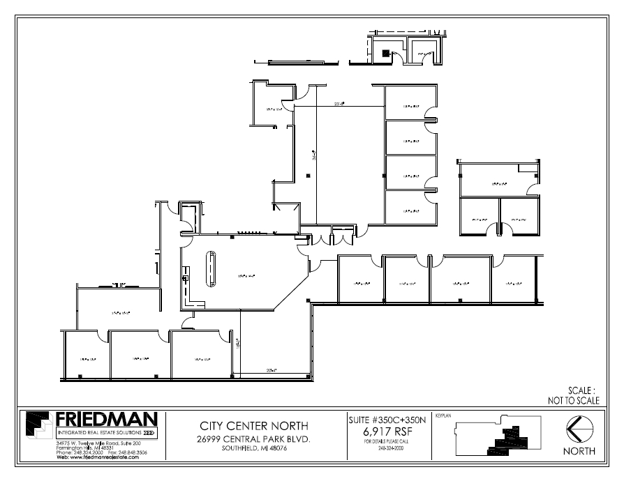26777-26999 Central Park Blvd, Southfield, MI to rent Floor Plan- Image 1 of 3