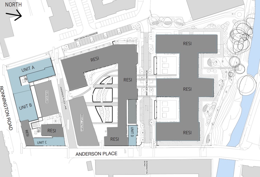 2 Anderson Pl, Edinburgh to rent - Site Plan - Image 1 of 1